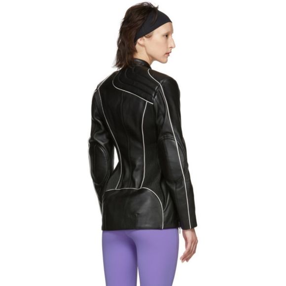 Marine Serre runway biker jacket M BNWOT - Picture 4 of 13